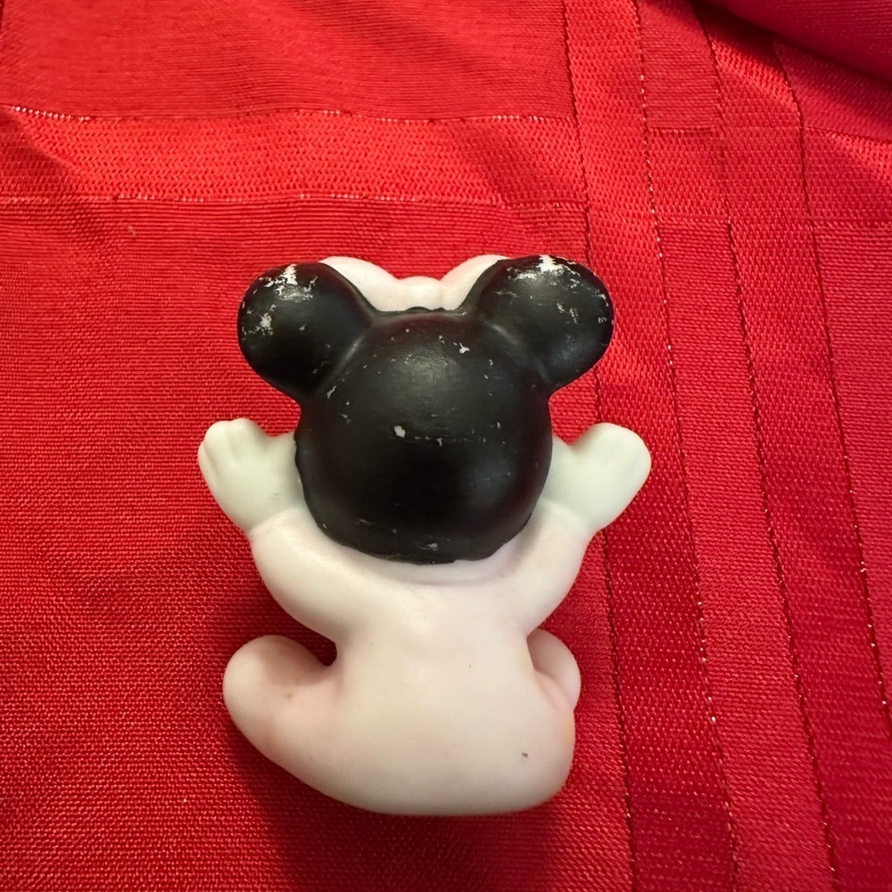 Vintage Disney Baby Mickey & Minnie Mouse and Pluto Bisque Figurines Sri Lanka - Picture 6 of 10